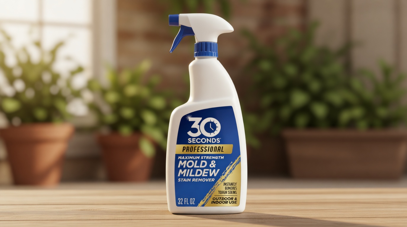 30 SECONDS Pro Mold and Mildew Stain Remover | Scrub Free | Brighter Results Instantly | Ready To Use | 32 Fl. Oz.