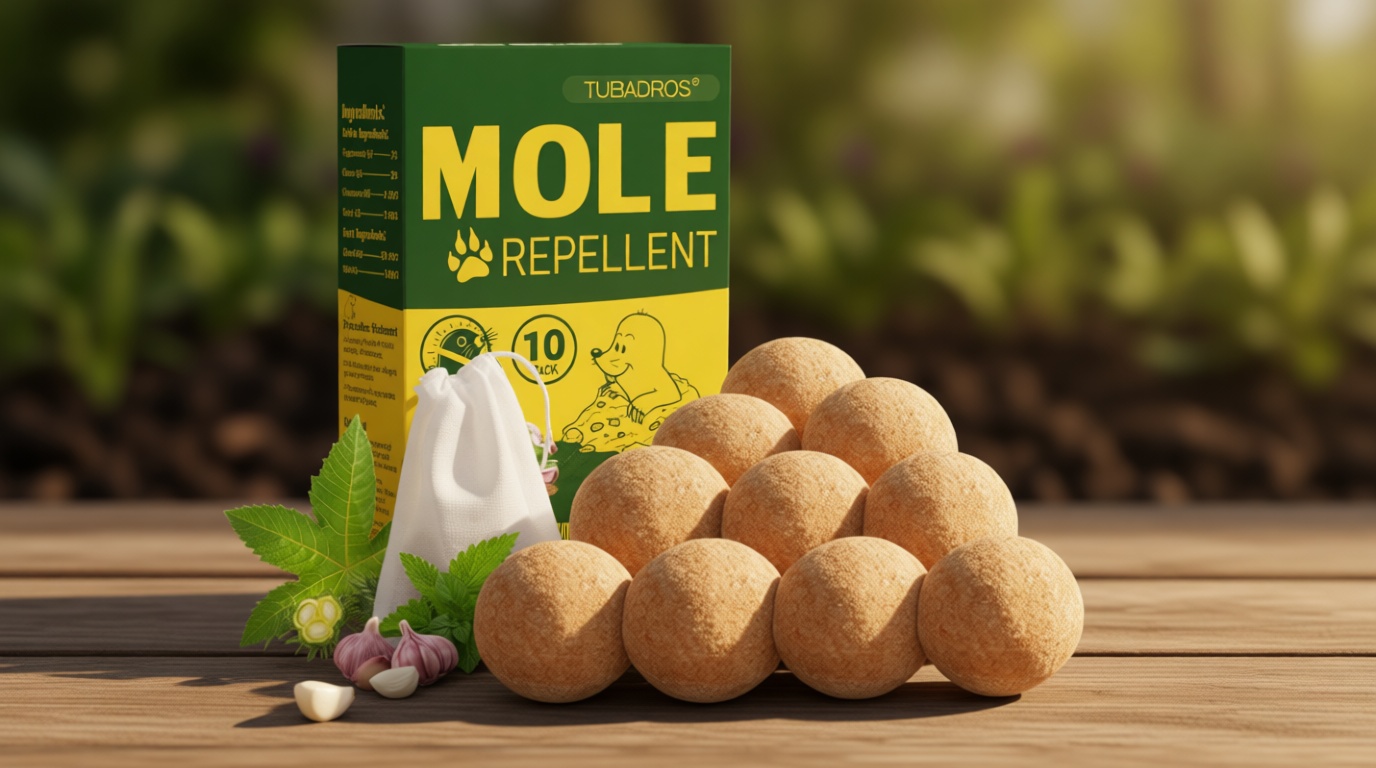 Mole & Vole Repellent, Mole Repellent, Mole Repellent for Lawns, Peppermint Oil to Repel Mole,Gopher, Vole Repellent Outdoor Use for Yard, Garden