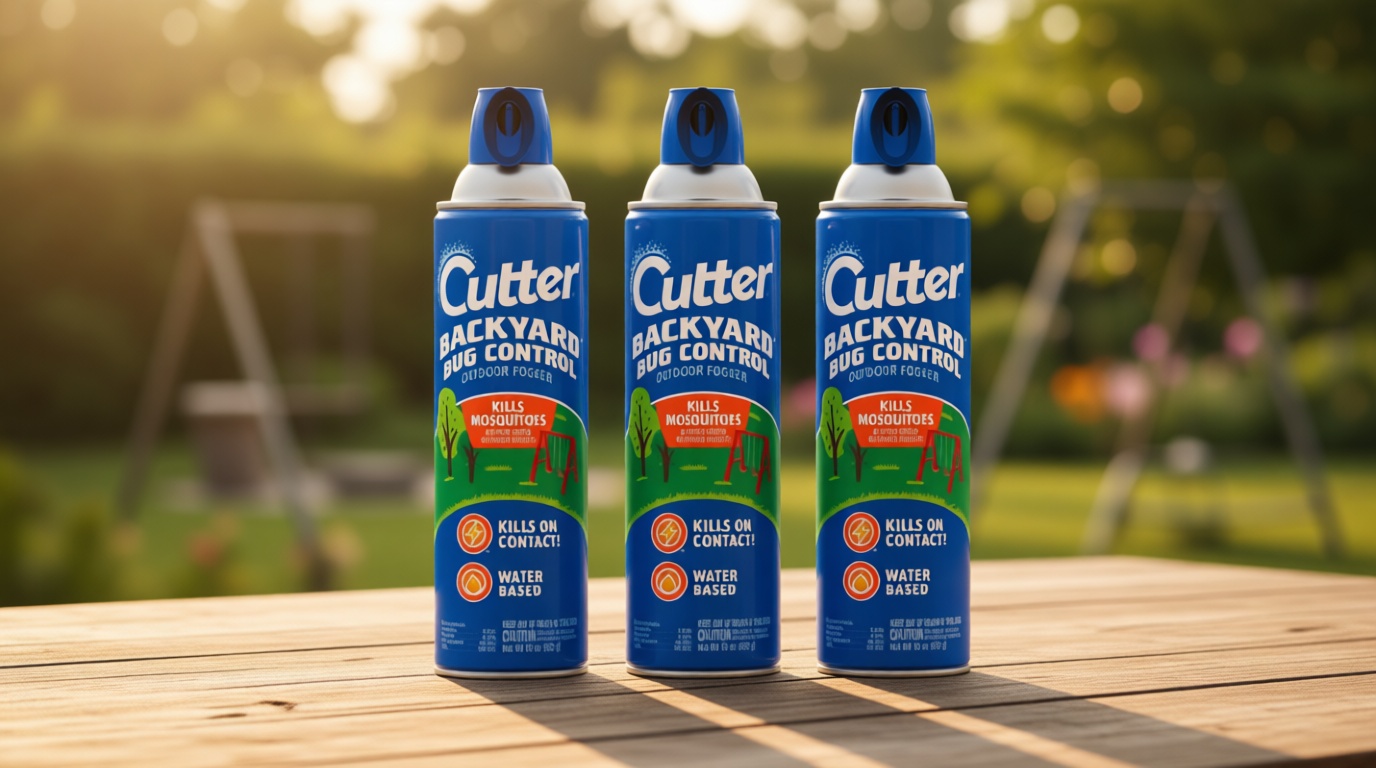Cutter Backyard Bug Control Outdoor Fogger, Kills Mosquitoes, Fleas & Listed Ants, 16 Ounce, 3 Pack