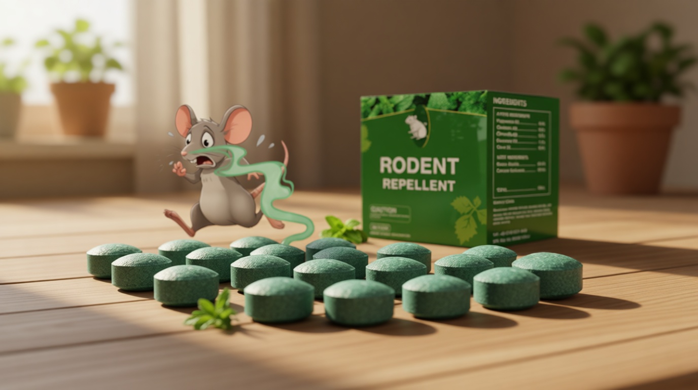 Mouse Rodent Repellent,25 Pack Peppermint Oil Mouse Traps for Rat Mice, Ant, Roach, Spider, Squirrel, Nature Mouse Deterrent for Indoor Outdoor Use, for Garden & Home, Family & Pet Safe 03