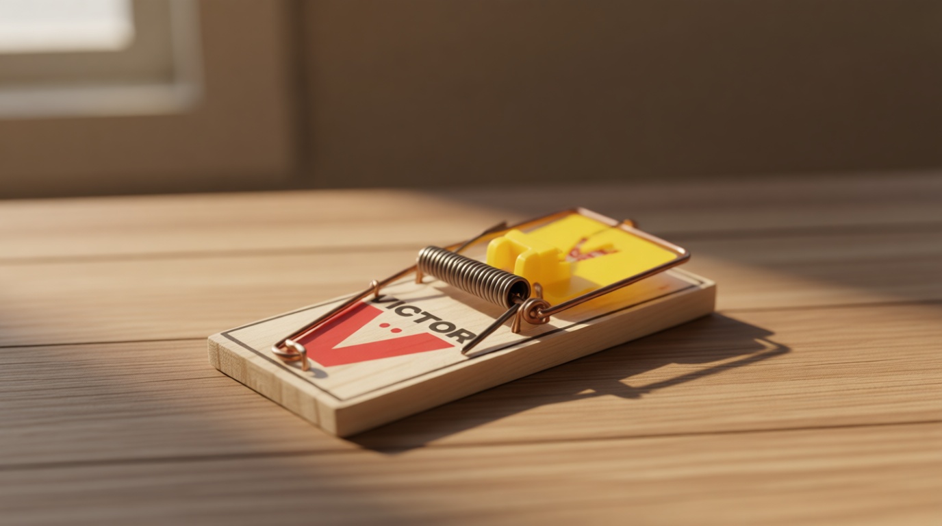 Victor Mouse Traps M035-12, Plastic Pedal, Sustainably Sourced FSC Wood, Wooden Mouse Traps, 12 Pack