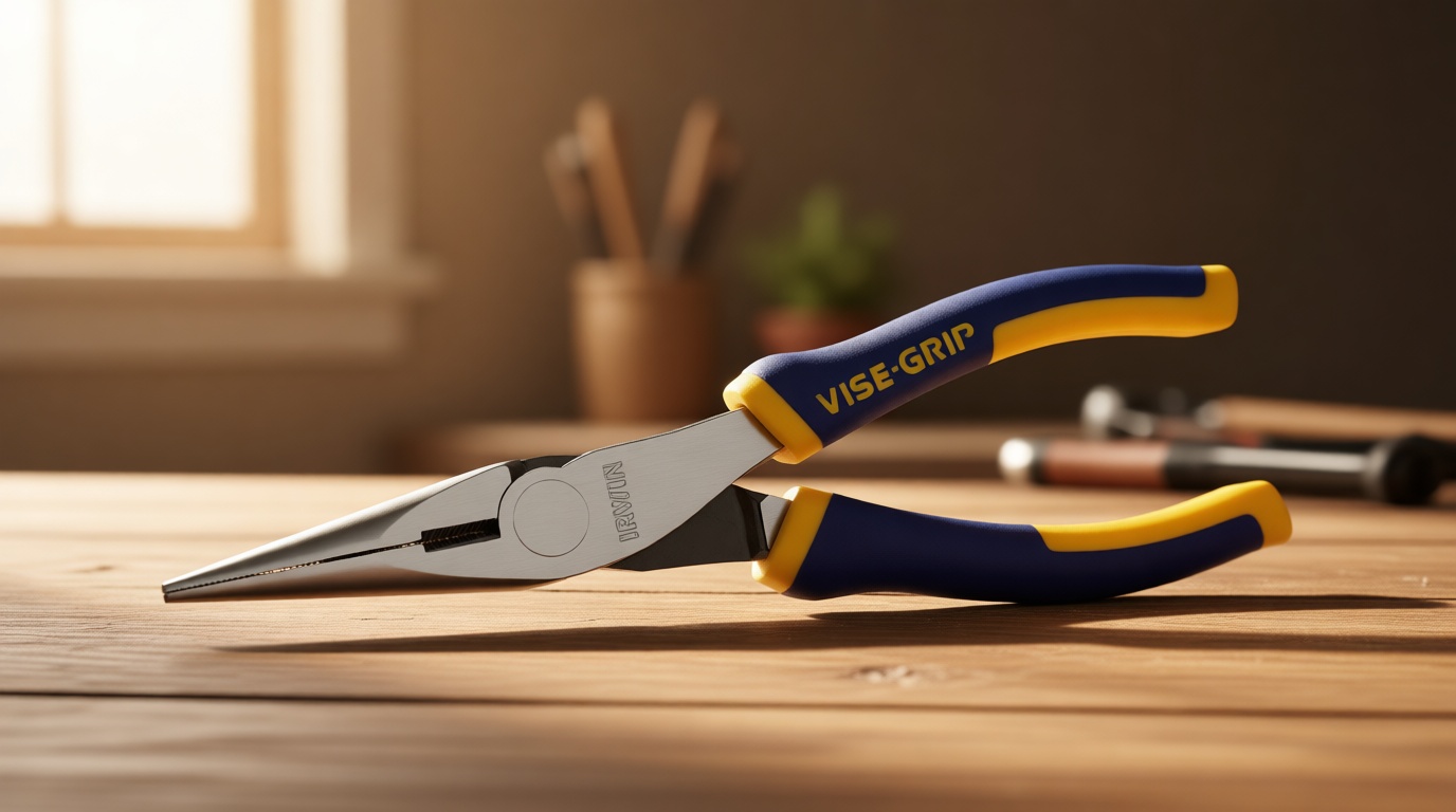 IRWIN Vise-Grip Pliers, Long Nose, 6 Inch, for Heavy Duty Cutting and Bending (2078216)