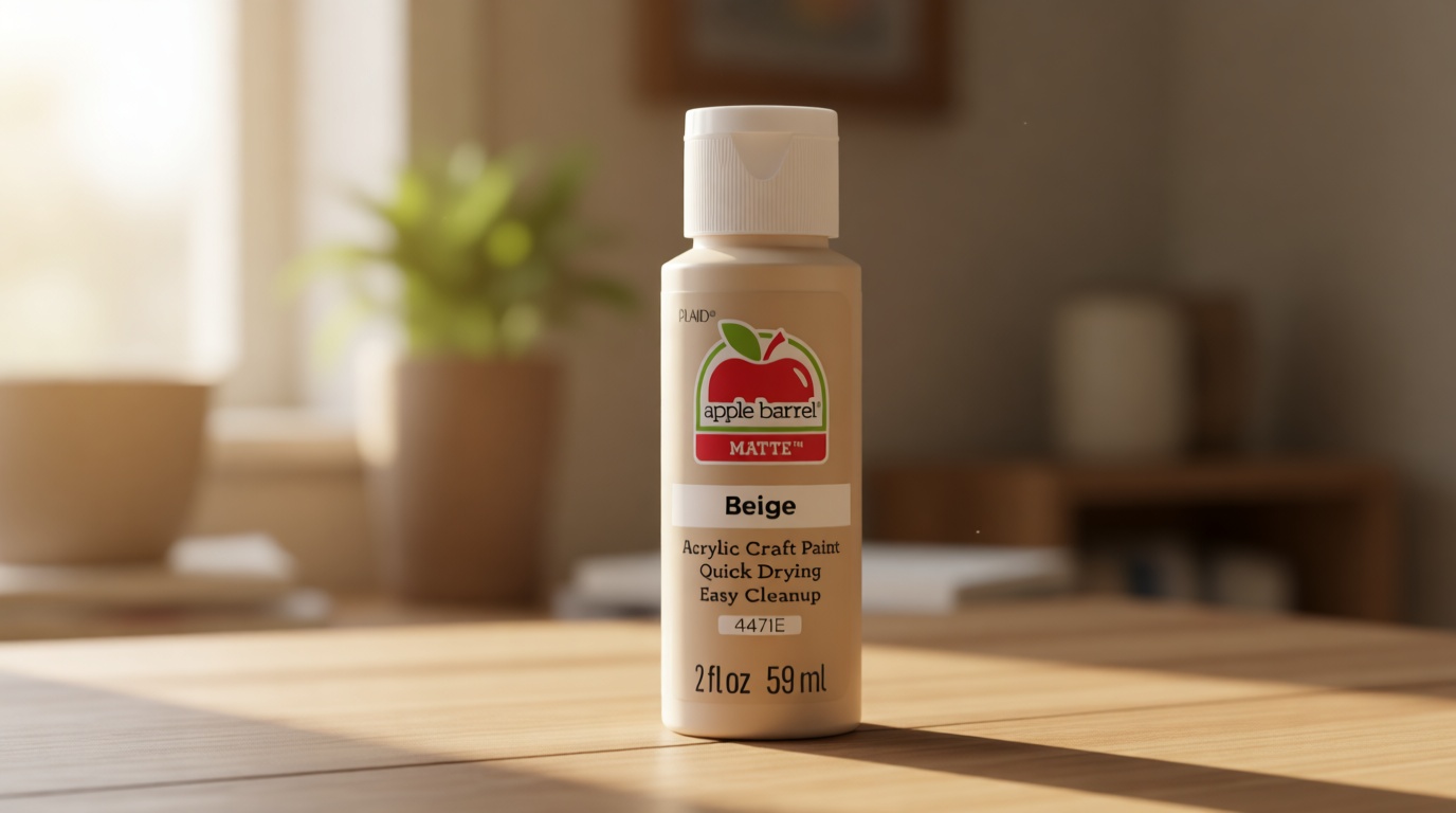 Apple Barrel Acrylic Paint in Assorted Colors (2 oz), 4471E, Beige