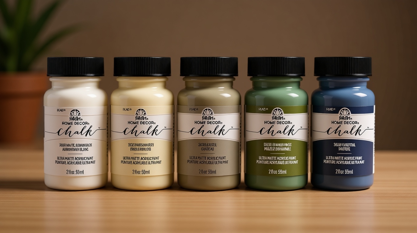 FolkArt Home Décor Chalk Finish Paint Set (2 Ounce), PROMOFAHDC