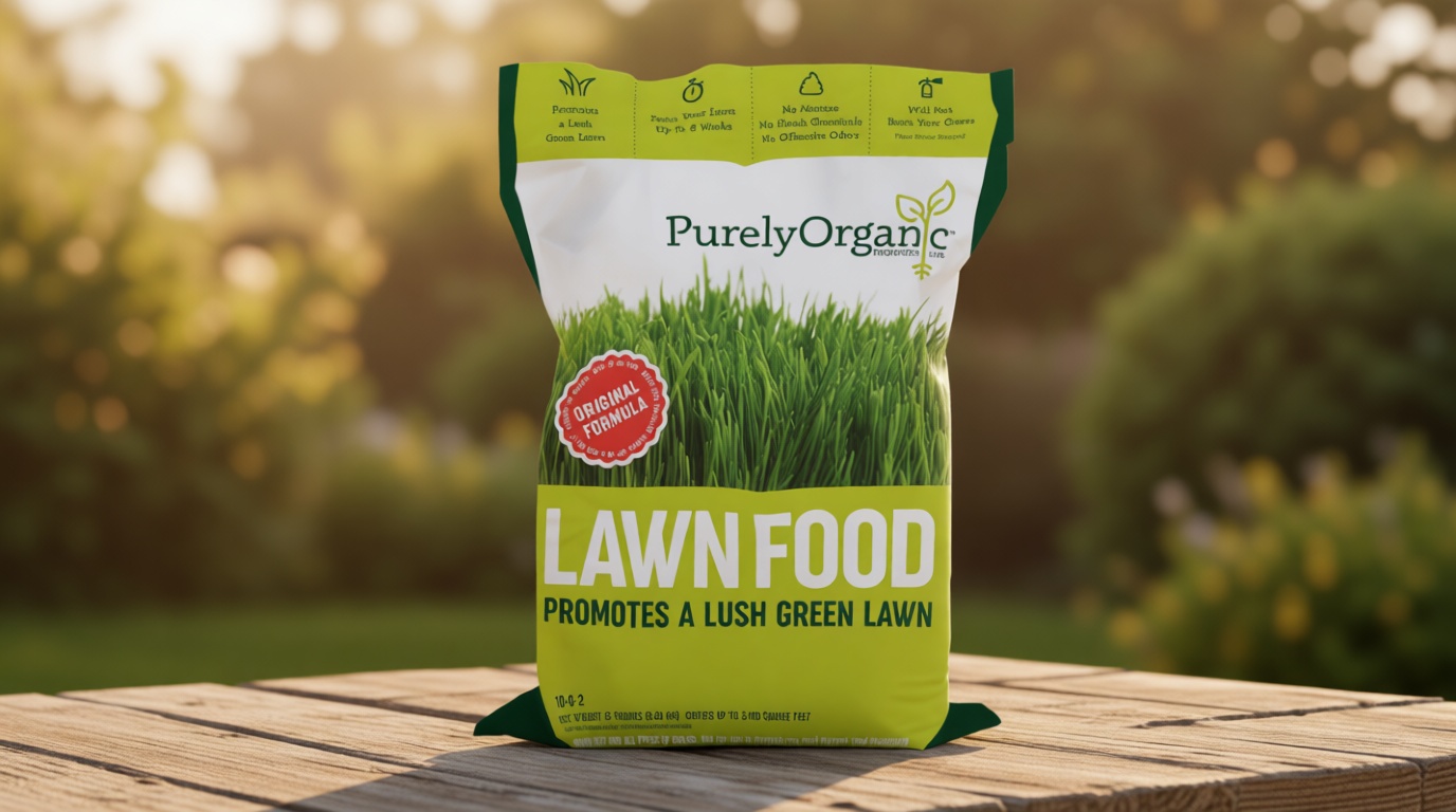 Purely Organic Products Lawn Food 10-0-2, 15 LB (Covers 3,000 Square Feet)