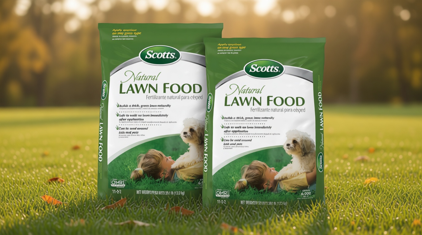 Scotts Natural Lawn Fertilizer, 4,000 sq. ft., 29.1 lbs. (2-Pack)