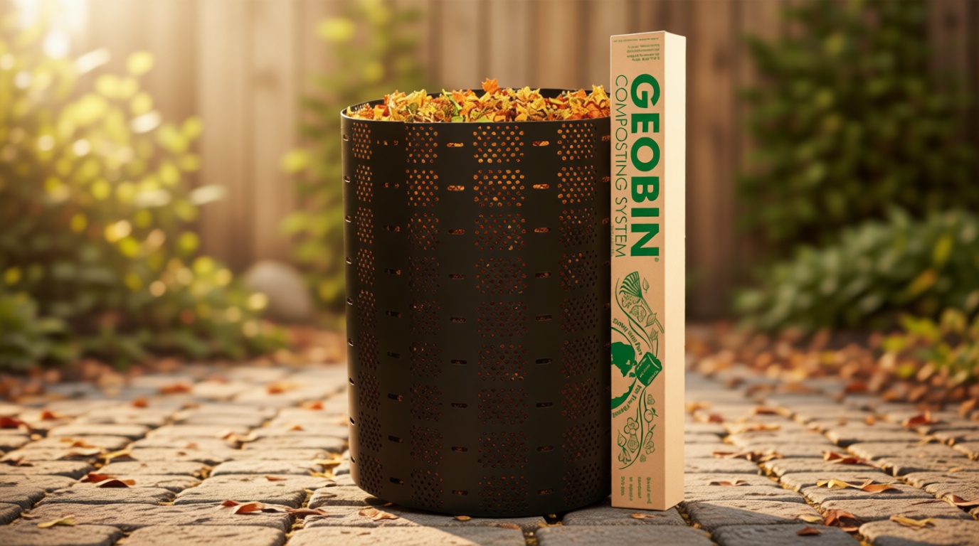 Geobin Compost Bin - 246 Gallon, Expandable, Easy Assembly, Made in The USA, Outdoor & Backyard Composter