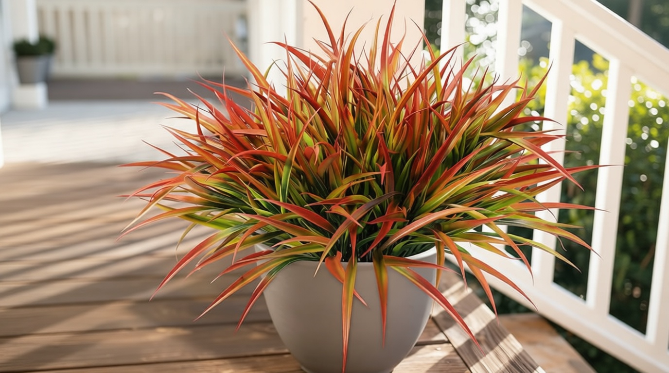 Ivydale 12Pcs Fake Plants Outdoor Artificial Plastic Grass Spring Decoration UV Resistant Faux Greenery Stems Bushes Outside Fake Plants for Planters Patio Porch Window Box Pathway Garden Home Decor