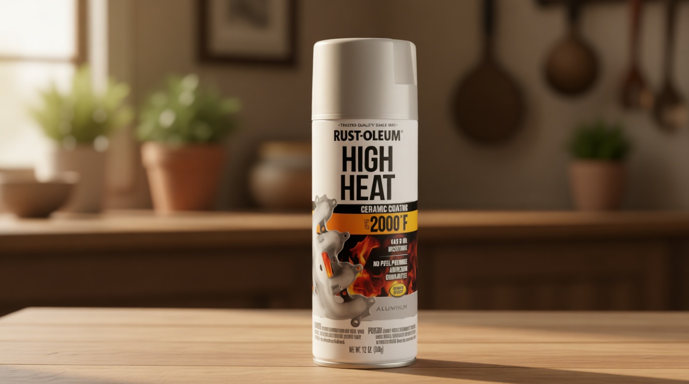 Rust-Oleum 248904 Automotive High Heat Spray Paint, Flat Aluminum 12 Ounce (Pack of 1)