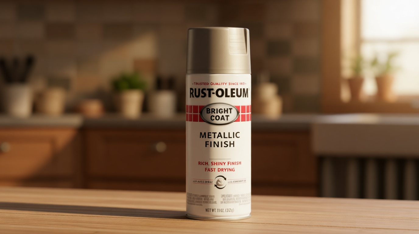 Rust-Oleum 7715830 Stops Rust Bright Coat Metallic Spray Paint, 11 Oz, Aluminum