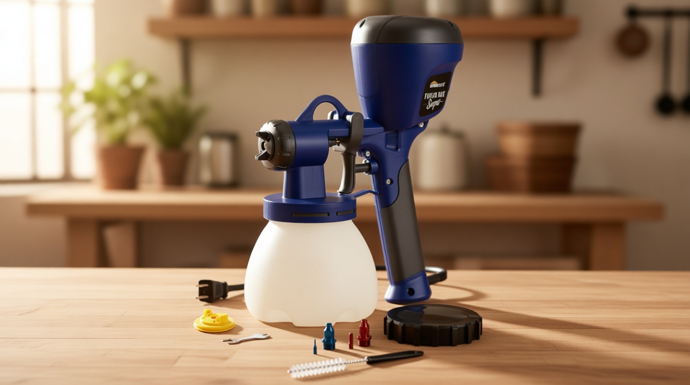 HomeRight Super Finish Max HVLP Paint Sprayer - 450 Watts, Model# C800971.M