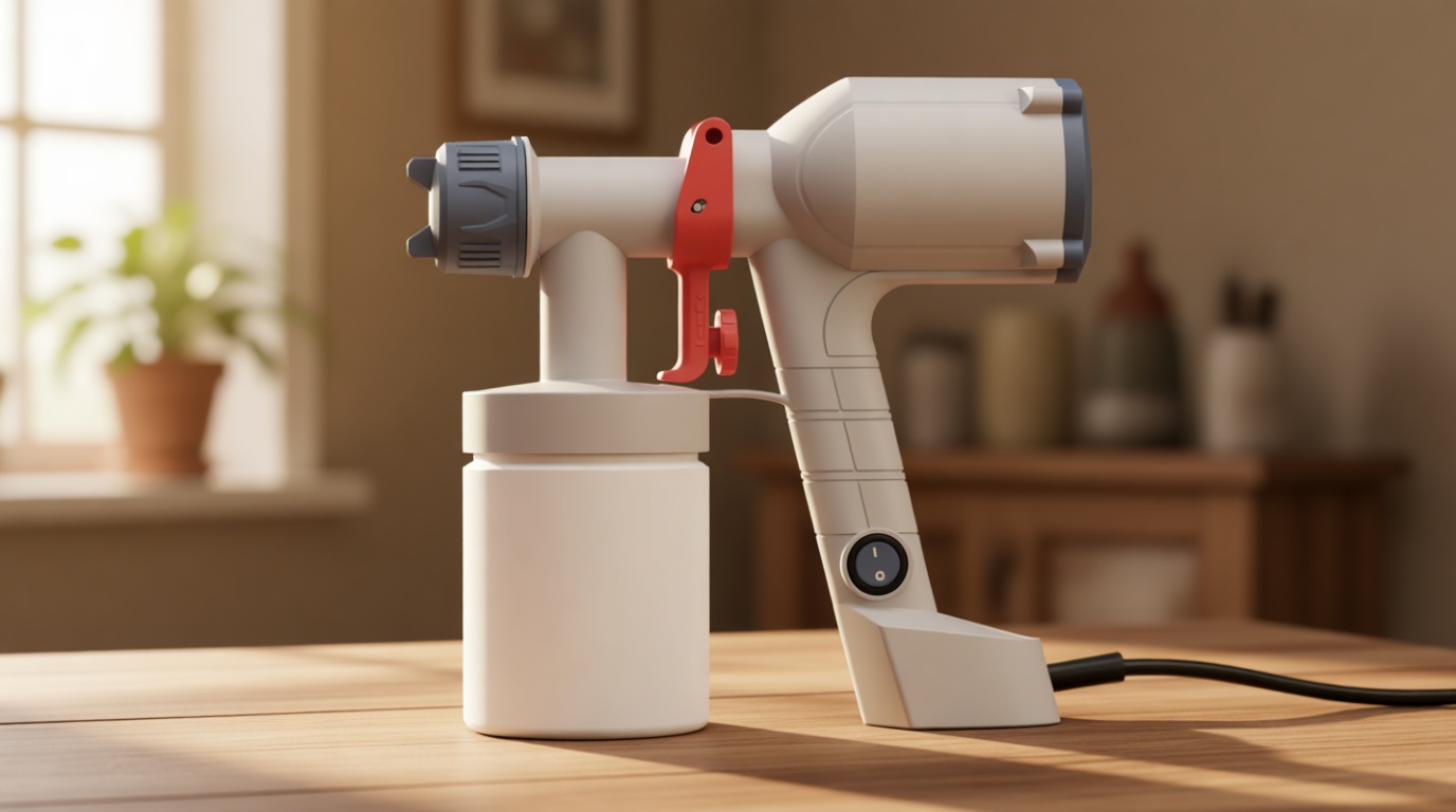 Tilswall Paint Sprayer,Upgraded Ultra-Light Electric Paint Spray Gun with 2 Nozzles & 4 Patterns Easy to Clean for Fences, Sheds, Walls, Ceilings, Furniture, Cabinets, Garden & DIY