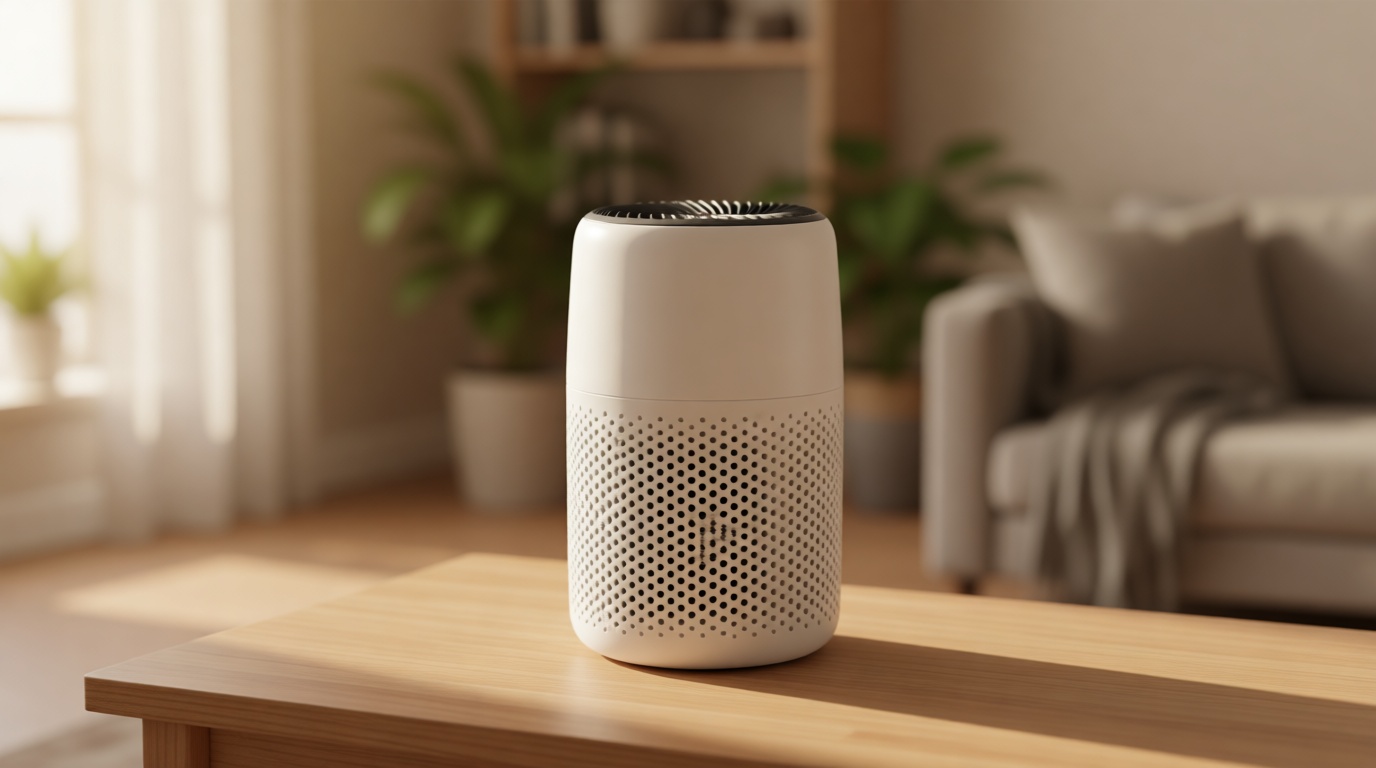 LEVOIT Air Purifiers for Bedroom Home Dorm, AHAM VERIFIED, 3-in-1 Filter Cleaner With Aroma Pad, Filters Smoke, Allergens, Pet Dander, Odor, Dust, Office, Desktop, Core Mini-P, White ENERGY STAR