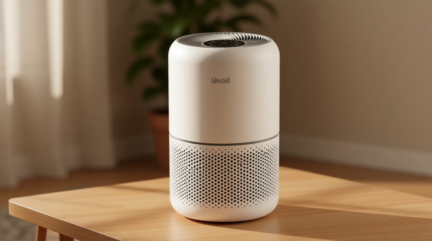 LEVOIT Air Purifier for Home Allergies Pet Hair in Bedroom, Covers Up to 1073 ft² by 56W High Torque Motor, AHAM VERIFIDE, 3-in-1 Filter with HEPA Sleep Mode, Remove Dust Smoke Odor, Core300-P, White