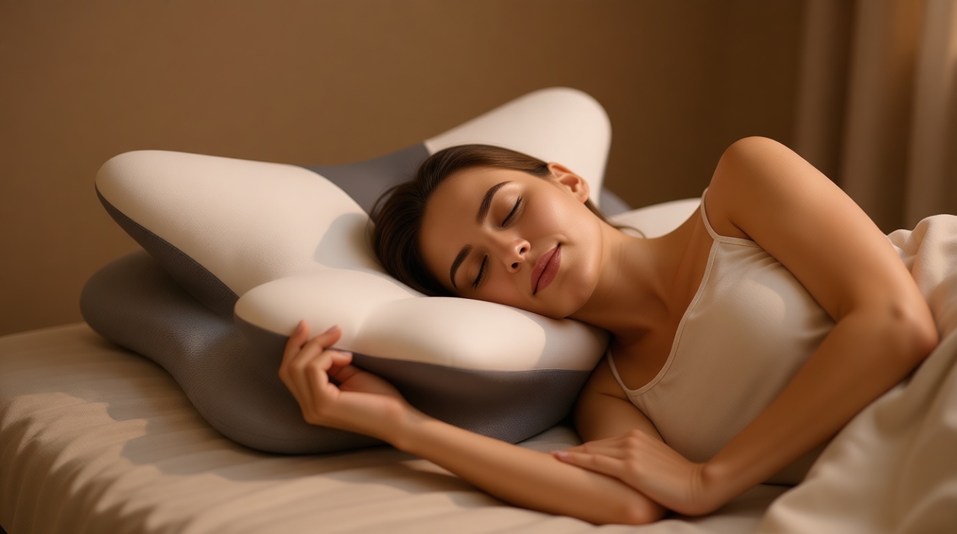 Besyodo Cervical Pillow for Neck Pain Relief - Ergonomic Neck Pillow for Sleeping, Contour Memory Foam Pillows Side Sleeper Pillow for Neck Support, Bed Pillow for Back Stomach Sleepers OEKO-TEX STANDARD 100