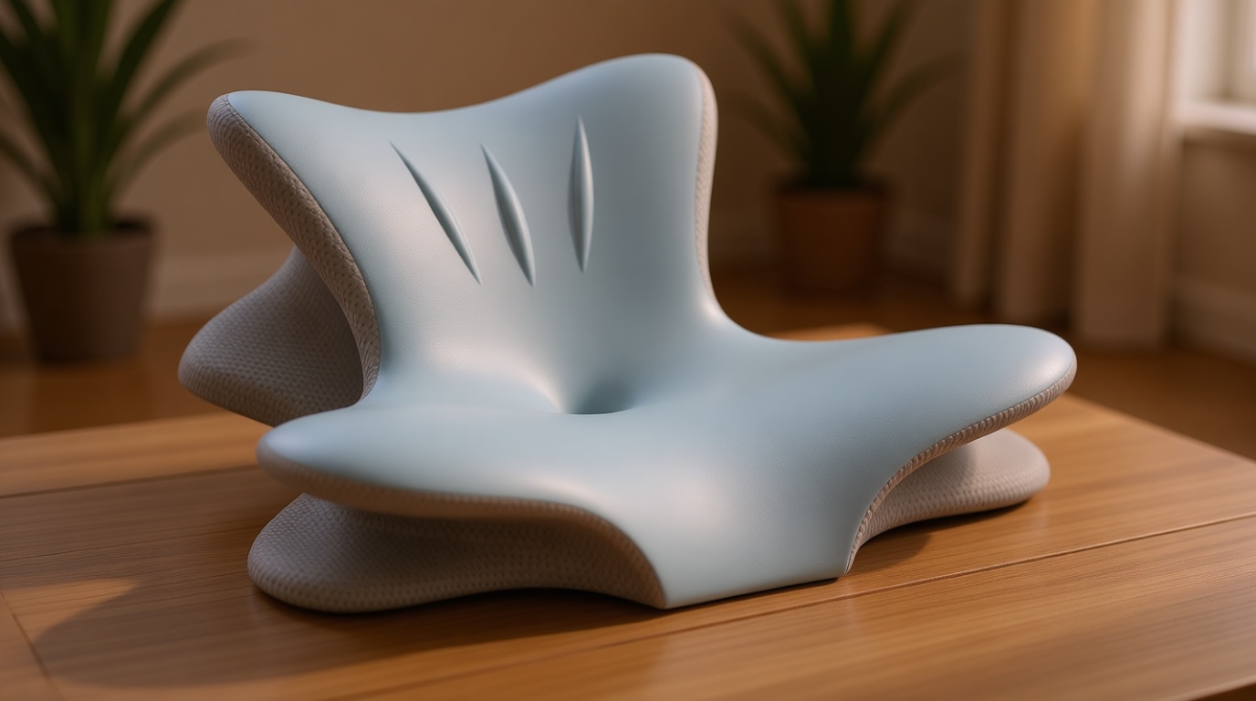 Cervical Neck Pillow for Pain Relief, Ergonomic Reading Pillow for Bed, Orthopedic Wedge Pillow Back Support Pillow, Contour Memory Foam Pillows for Sleeping, Couch Floor Use Lying, Leaning Reading OEKO-TEX STANDARD 100