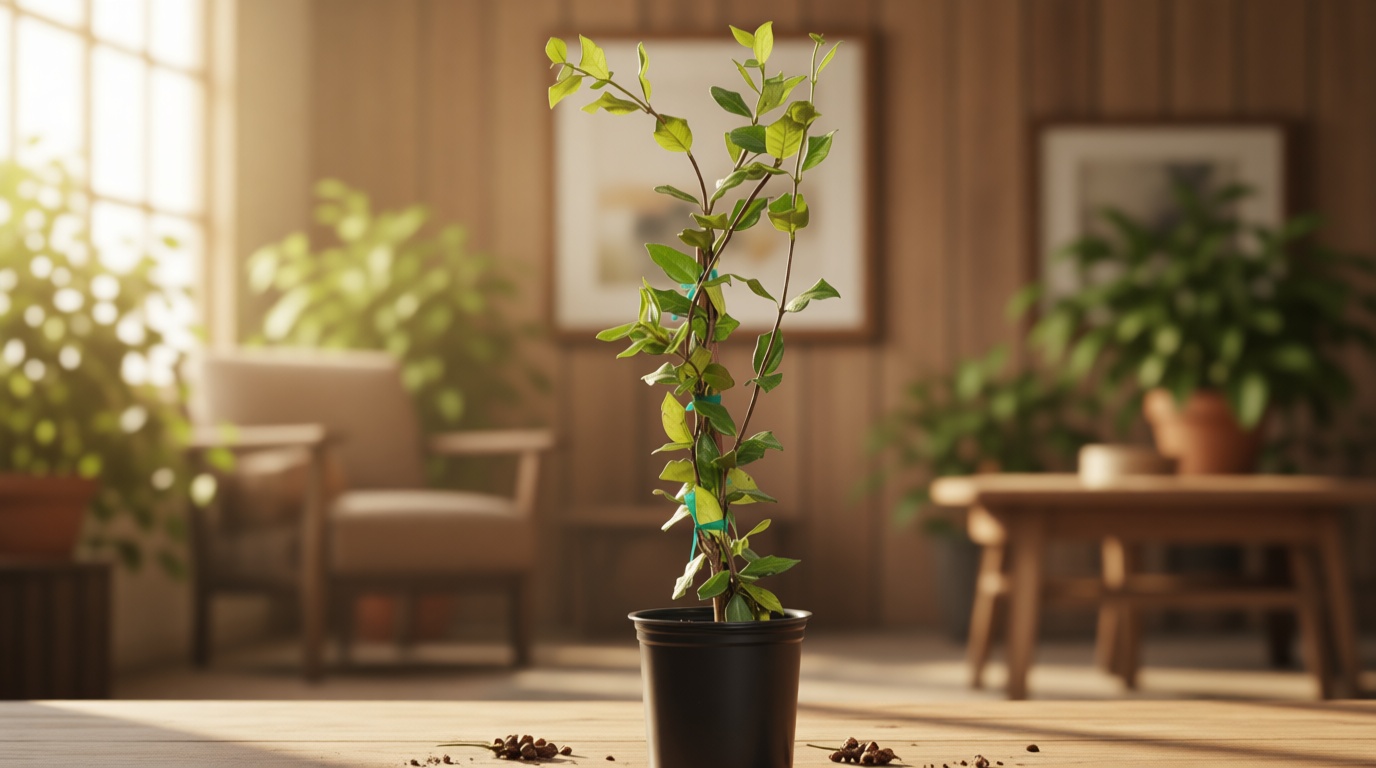 Star Jasmine 'Large Leaf' (2.5 Quart) Aromatic White Blooming Evergreen Vine - Full Sun Live Outdoor Plant