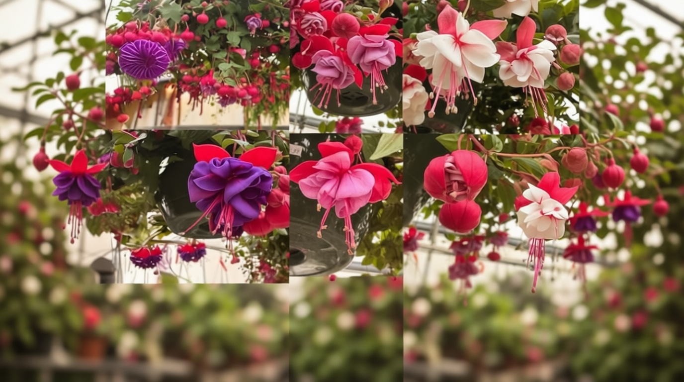 200pcs Fuchsia Seeds Perennial Hanging Flower, Indoor & Outdoor Bonsai Plant, Easy-to-Grow Ornamental Garden Plant for Balcony, Patio & Home