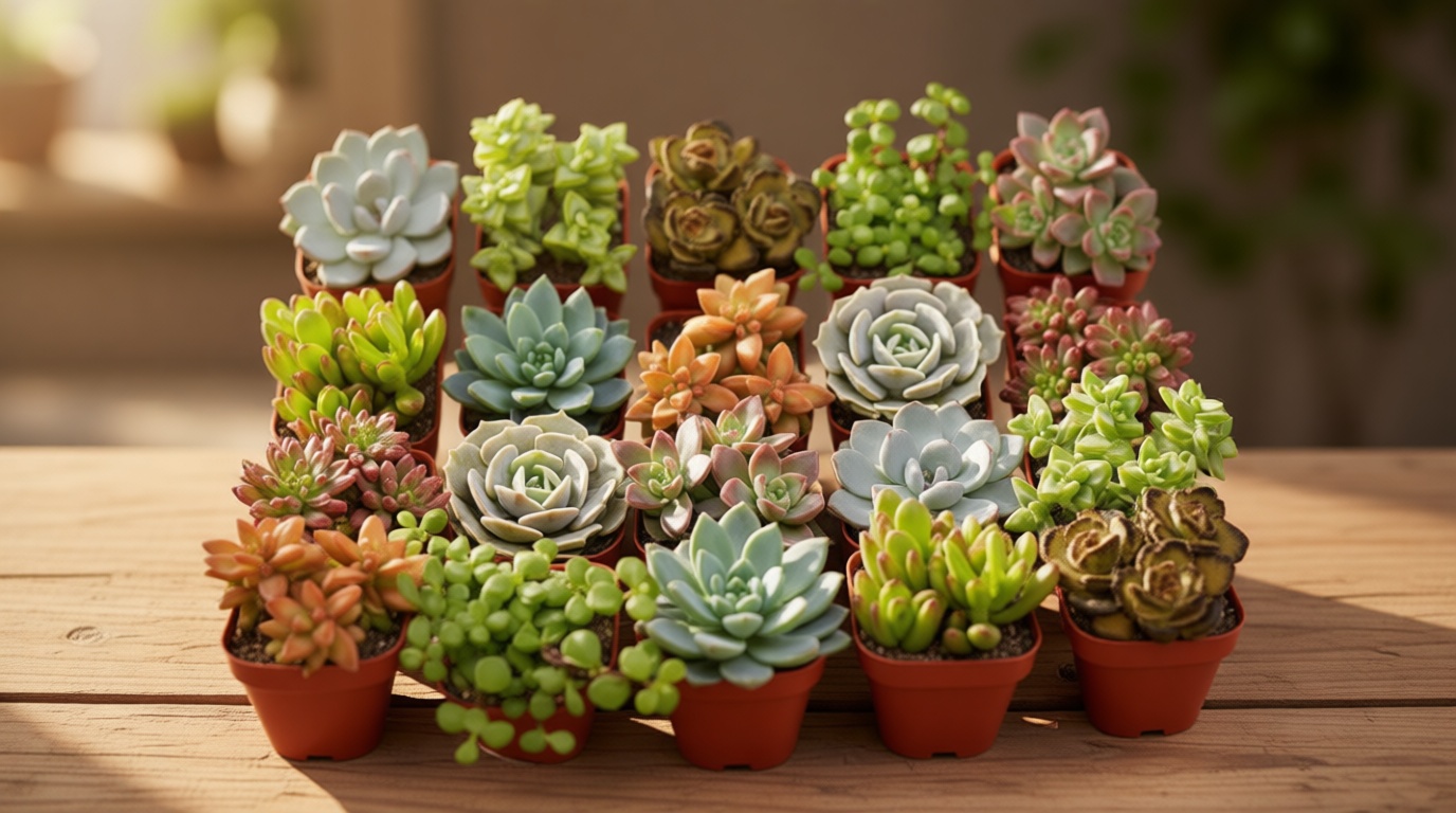 Altman Plants, Live Succulent Plants (20 Pack) Assorted Potted Succulents Plants Live House Plants in Cacti and Succulent Soil Mix, Cactus Plants Live Indoor Plants Live Houseplants in Planter Pots