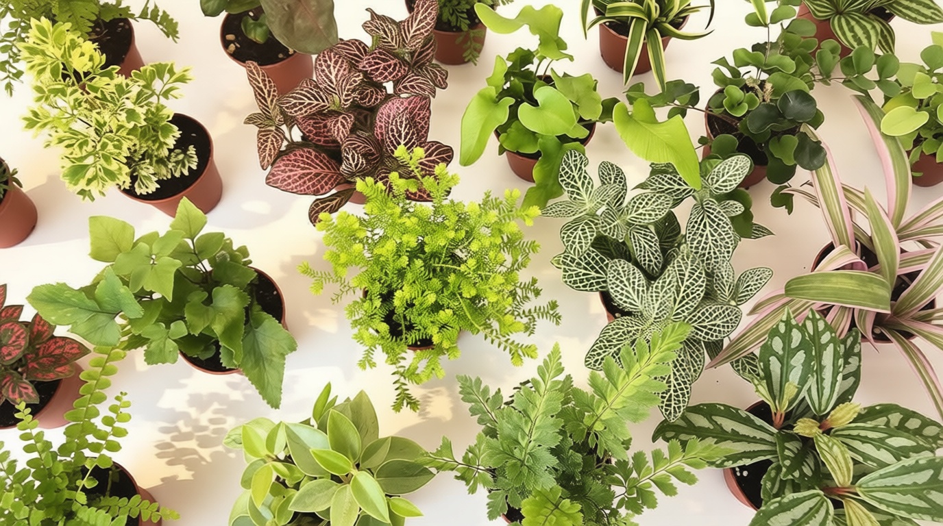 Mini Terrarium Plants (6 Plants) (2" Pots) Fairy Garden Plants Assorted Varieties