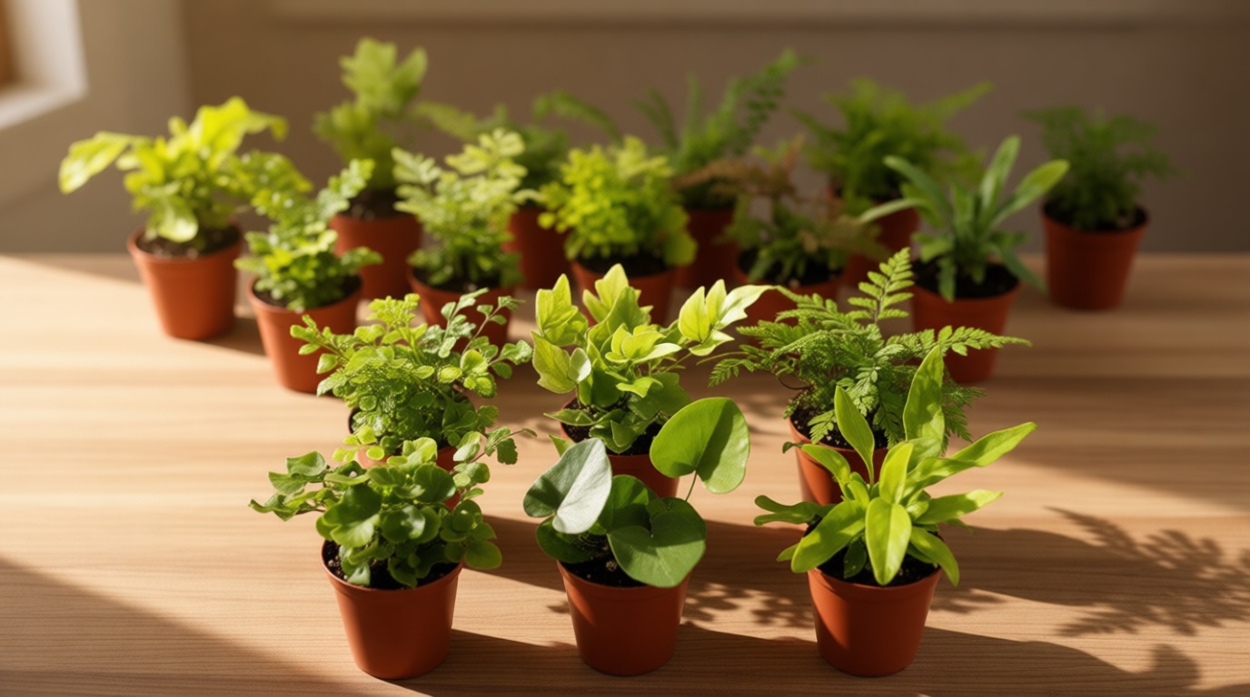 Mini Fern Plants (6 Plants) (2" Pots) Terrariums | Fairy Gardens | Assorted Varieties