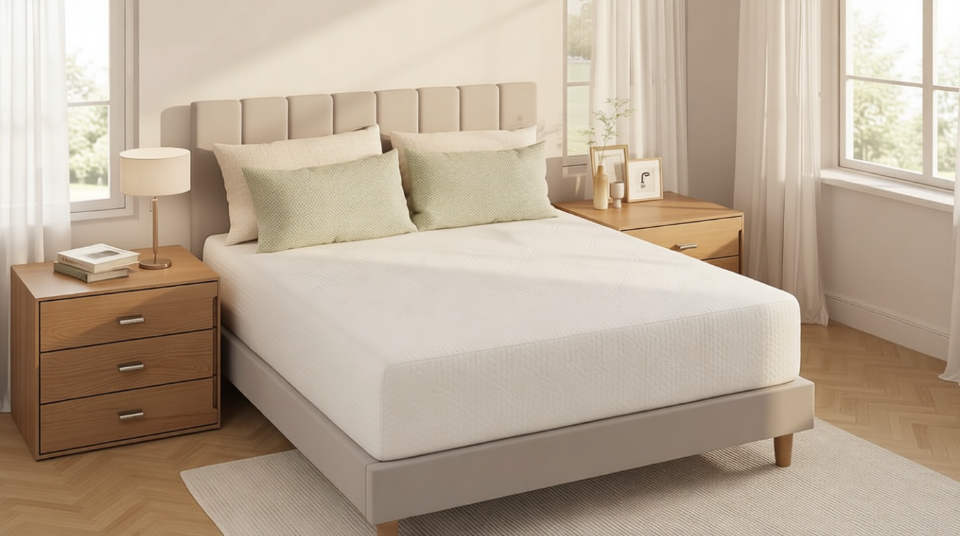 Novilla 12 Inch Queen Mattress in a Box, Gel Memory Foam Queen Size Bed Mattress for Cooling Night Sleep, Comfort Sleep & Pressure Relief, CertiPUR-US Certified,White OEKO-TEX STANDARD 100
