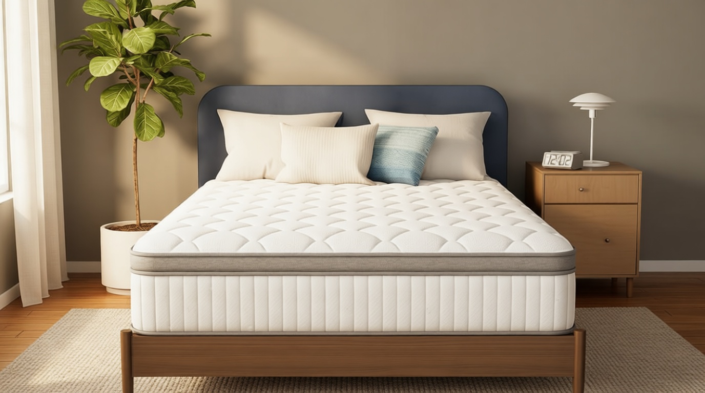Neo Sleep Queen Size Mattress, 12 Inch Hybrid Comfort & Supportive Mattress in a Box, Cooling Gel Memory Foam and Pocket Springs with Pressure Relief, CertiPUR-US Certified, Medium Firm