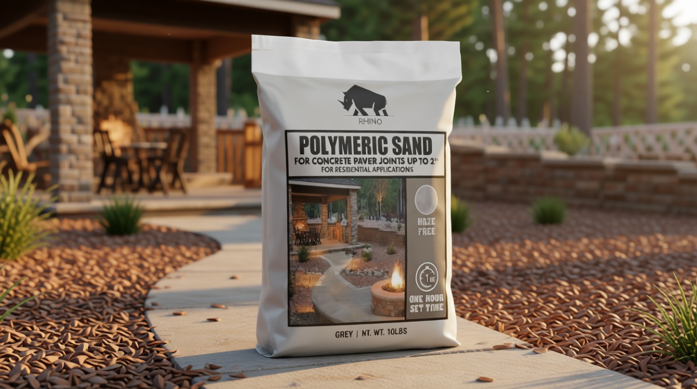 Rhino Power Bond Plus - Polymeric Sand for Pavers and Stone Joints up to a Maximum of 2 inches. (10 Pound, Slate Gray)