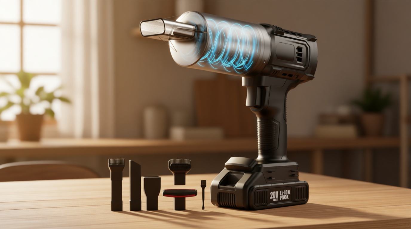 Car Vacuum Cordless, 35000PA Strong Suction Handheld Vacuum with 2 Detachable Batteries, 60Min Runtime Portable Vacuum Cleaner for Car Detailing, Pet Hair, Home Couch & Office, 350ML XL Dust Cup