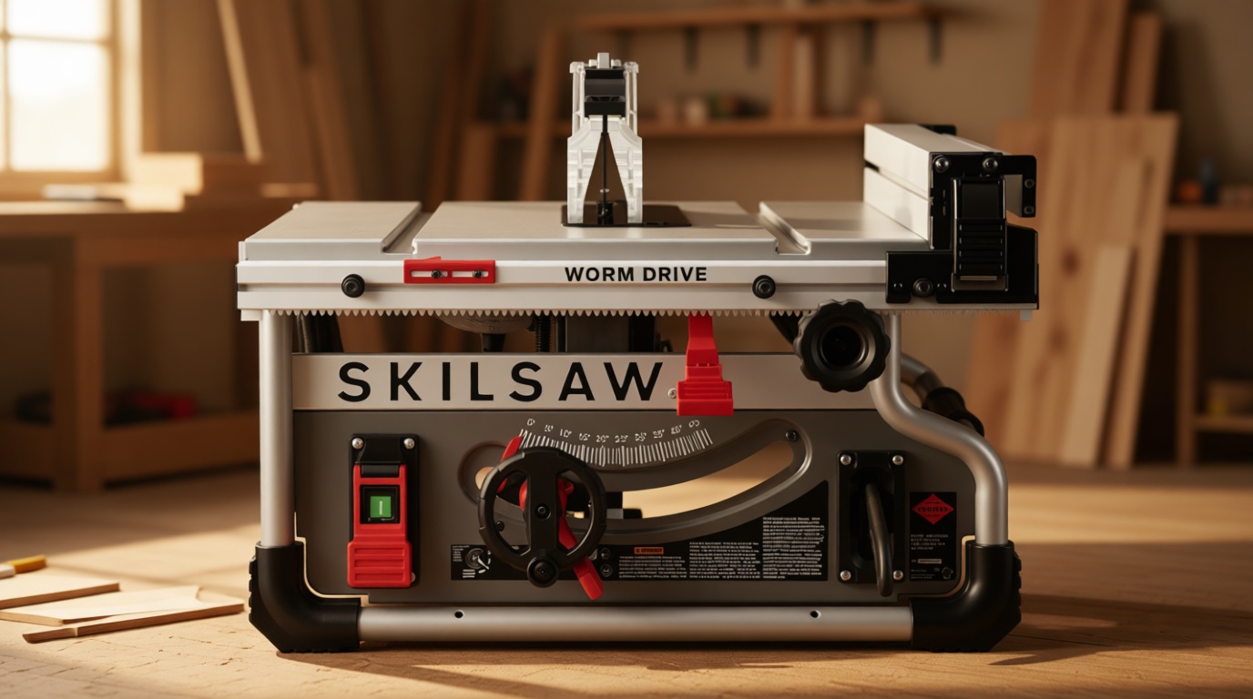 SKIL 8-1/4" Portable Worm Drive Table Saw-SPT99T-01