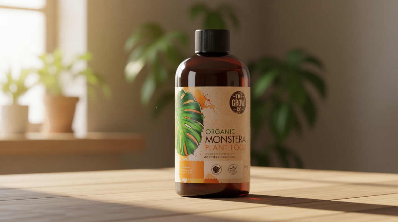 Monstera Plant Food - Organic Liquid Fertilizer for Indoor and Outdoor Monstera Plants - Nutrients for Healthy Tropical Leaves and Steady Growth (8 oz)