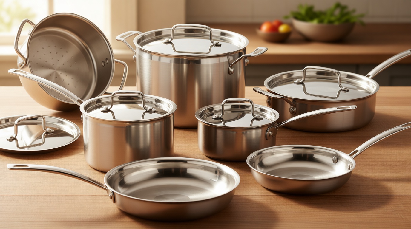 Cuisinart 12-Piece MultiClad Pro Triple Ply Stainless Stainless Steel Pots and Pans Set, Cookware Set Compatible with Induction, Electric, Gas Cooktops, Cool Grip Handles, Oven Safe to 500°F, Silver