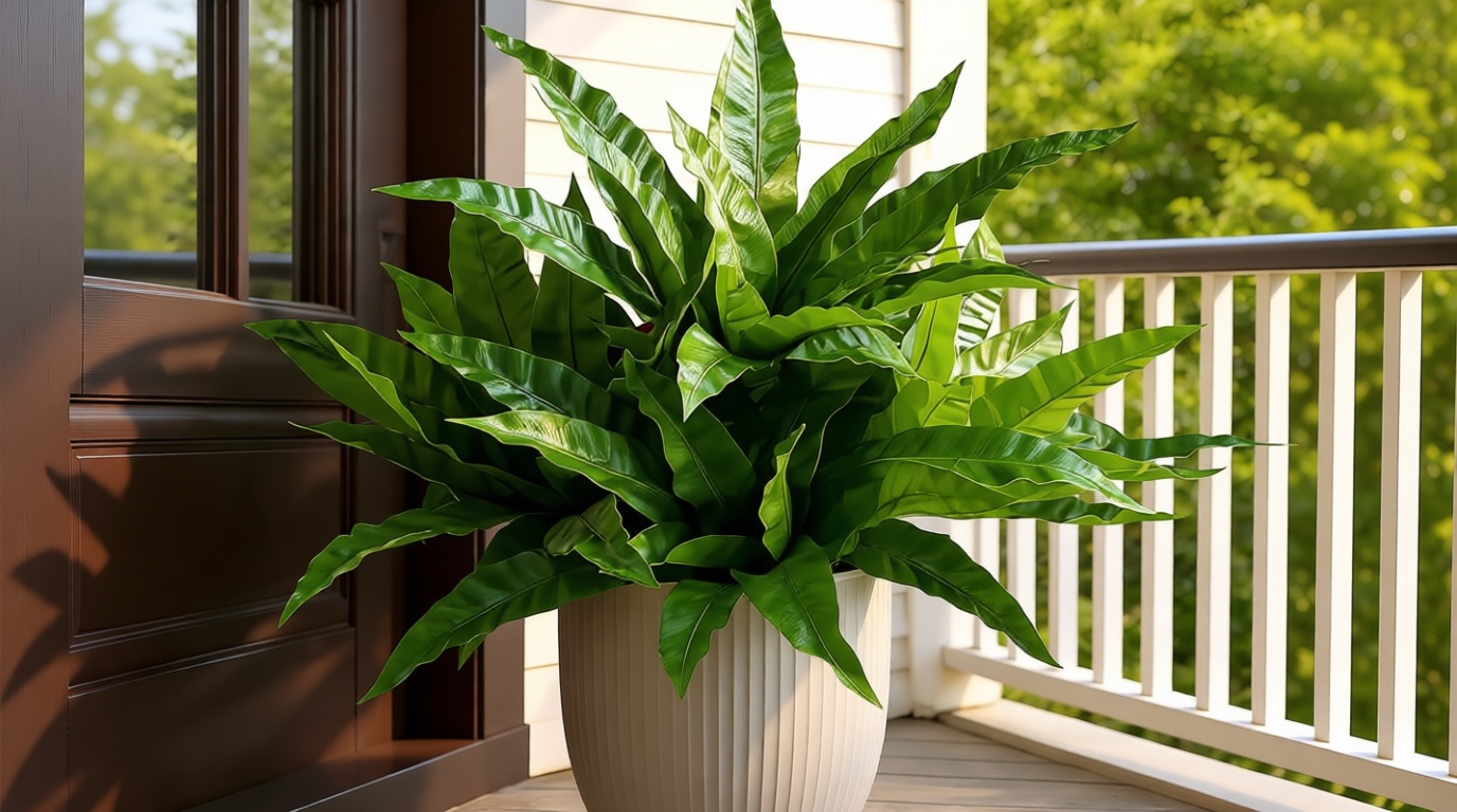 4Pcs Fake Ferns,Faux Outdoor Plants UV Resistant,3D Real Touch Fake Plants Total 60 Blades,Weatherproof Artificial Plants Outdoor Indoor for Garden Porch Home Office Living Room Decor