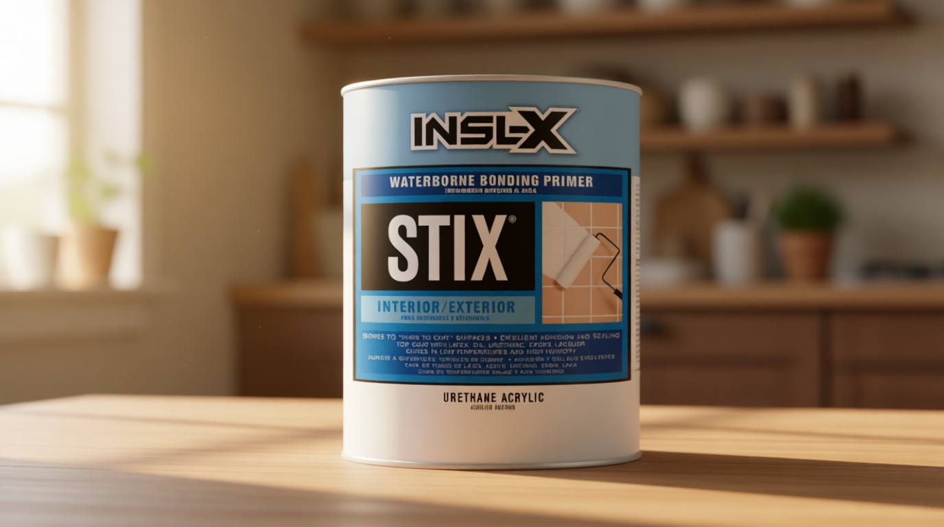 INSL-X SXA11009A-04 Stix Acrylic Waterborne Bonding Primer, 1 Quart, White
