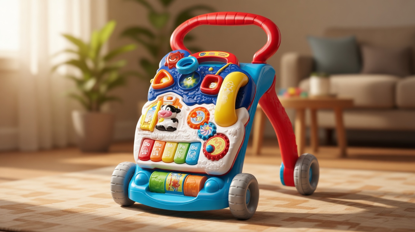 VTech Sit-to-Stand Learning Walker (Frustration Free Packaging), Blue