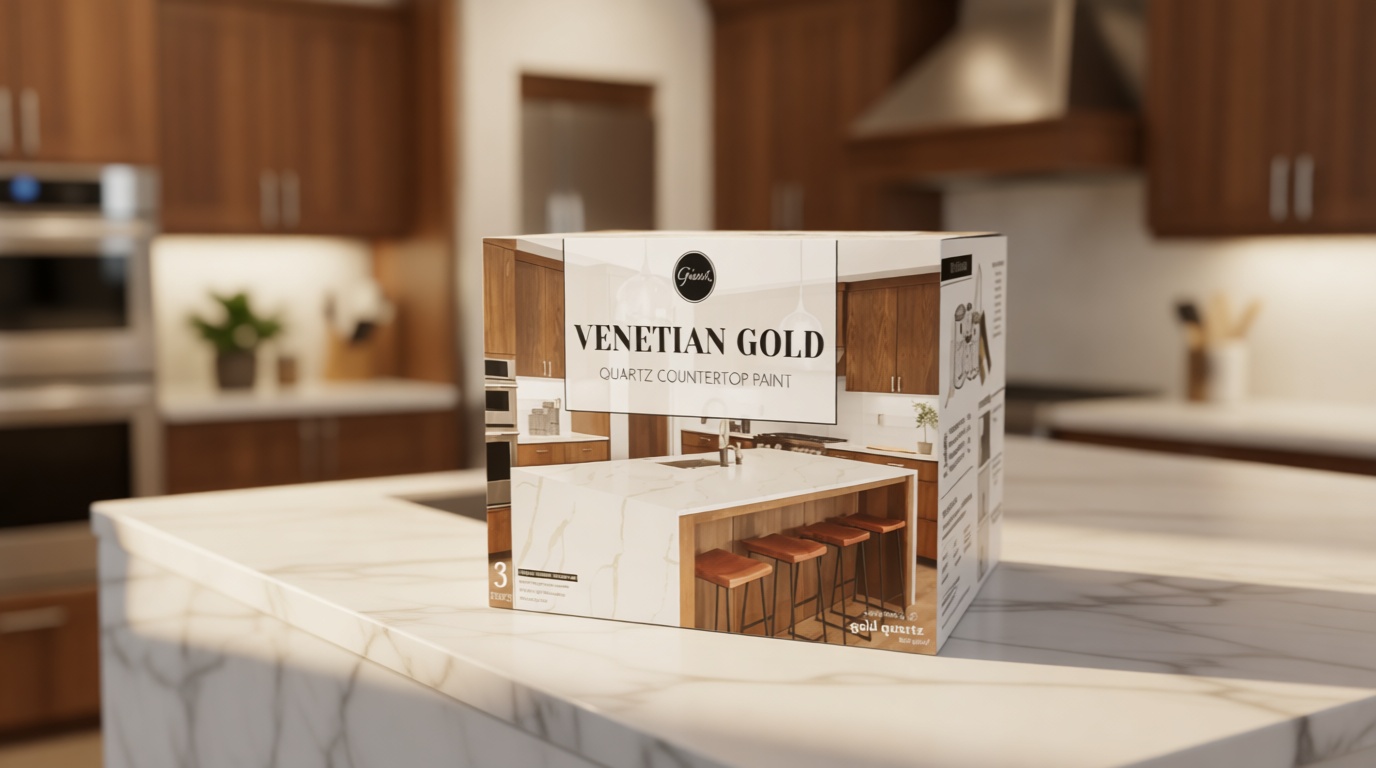 Giani Quartz Easy Epoxy Countertop Paint Kit (Venetian Gold)