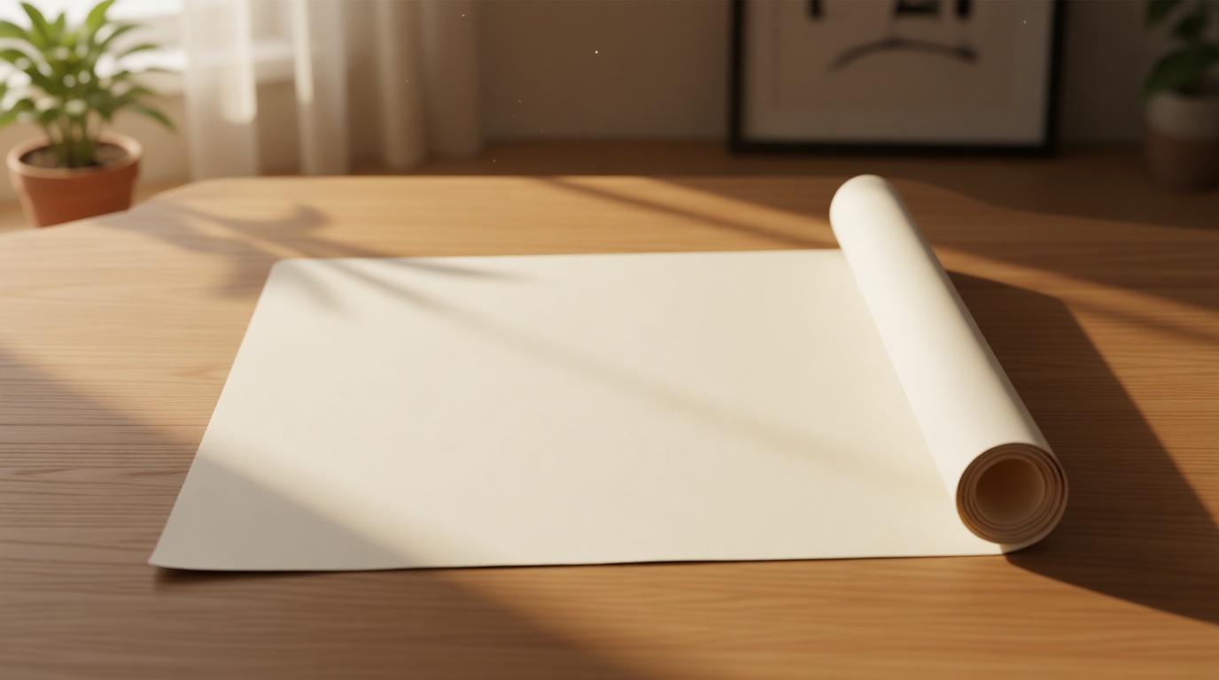 Silicone Mat for Kitchen Counter - Cuttte 23.62" x 15.75" Large Heat Resistant Mats for Countertop, Anti-slip Quartz Countertop Protector for Air Fryers Coffee Pots(White Translucent)