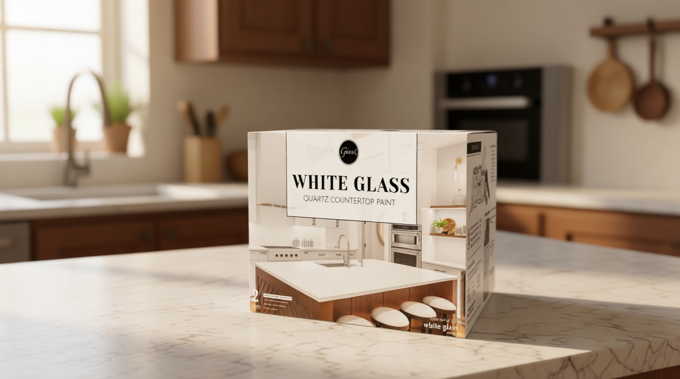 Giani Easy Epoxy Quartz Countertop Paint Kit (White Glass)