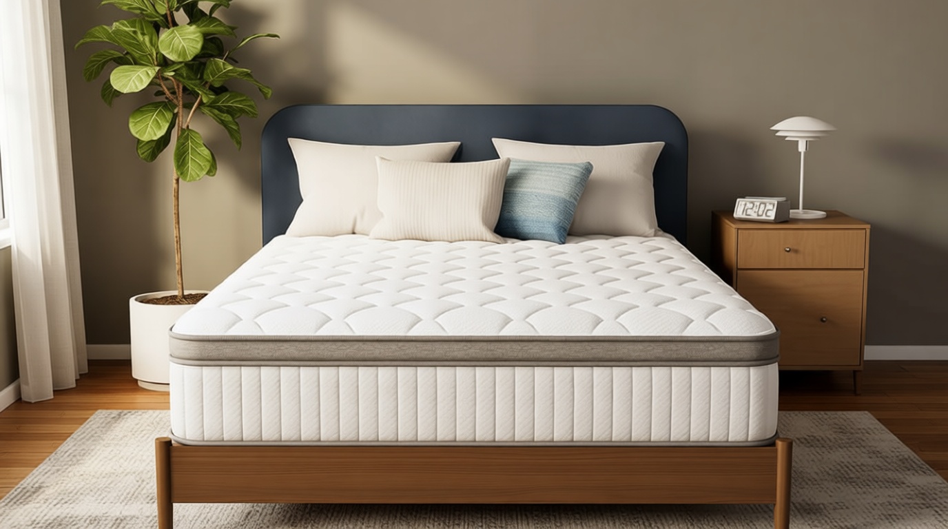 Neo Sleep Queen Size Mattress, 12 Inch Hybrid Comfort & Supportive Mattress in a Box, Cooling Gel Memory Foam and Pocket Springs with Pressure Relief, CertiPUR-US Certified, Medium Firm