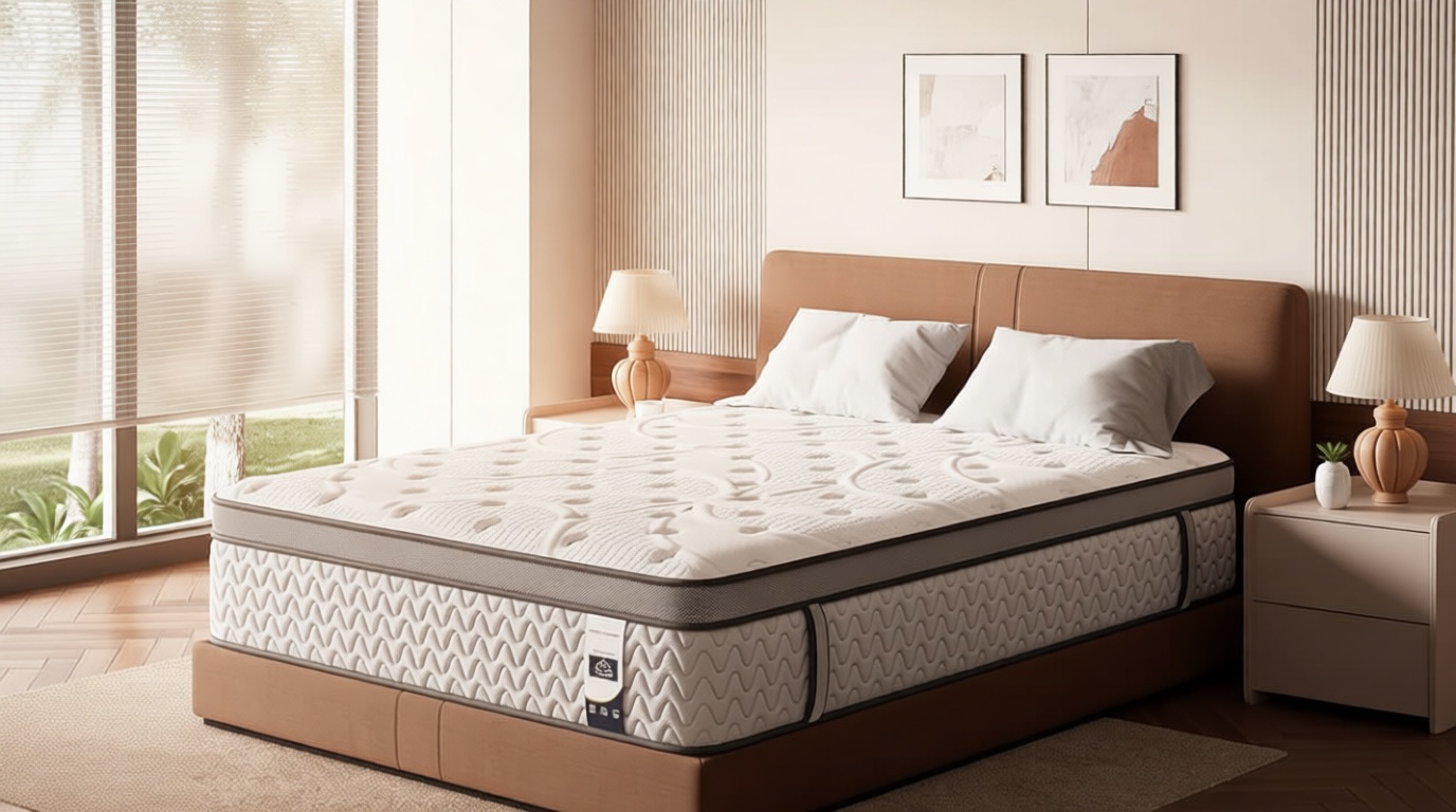 SLEEP100 Queen Mattress 12 Inch, 5-Zone Deep Sleep Firm Mattress with Extra Lumbar & Shoulder Support, Hotel Collection Hybrid Mattresses Pain Relief - Fiberglass Free - No Odor - 365 Night Trial OEKO-TEX STANDARD 100