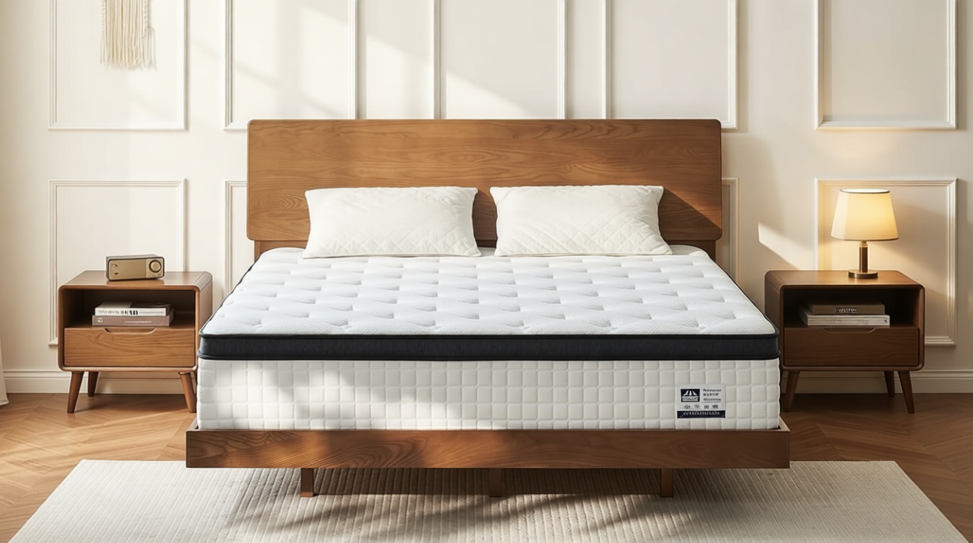 12 Inch Queen Mattress, Hybrid Mattress Queen Size Mattress in a Box with Pocketed Spring & Gel Memory Foam for Support, Pressure Relief, Reinforced Edge, CertiPUR-US Certified - Medium Firm