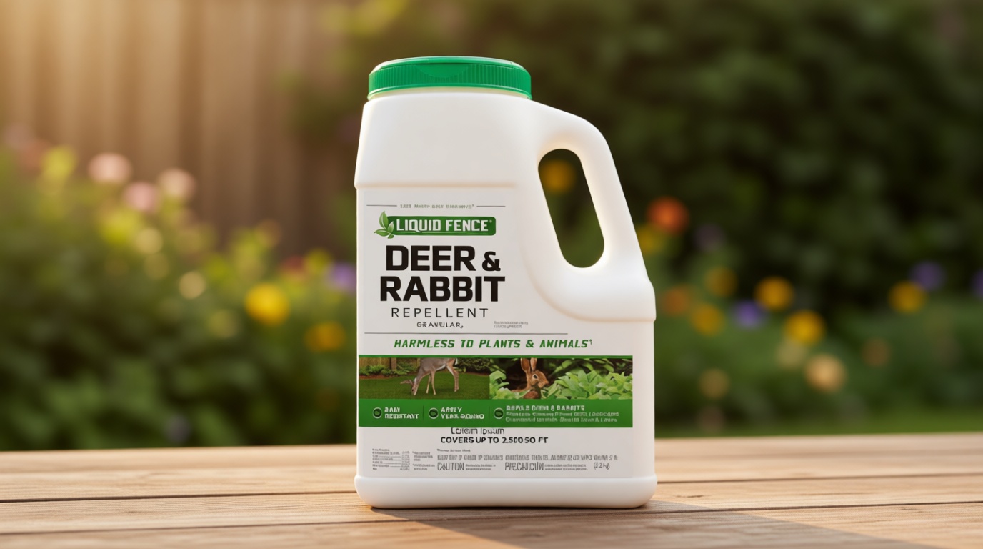 Liquid Fence Deer And Rabbit Repellent Granular 5 Pounds, Harmless To Plants And Animals