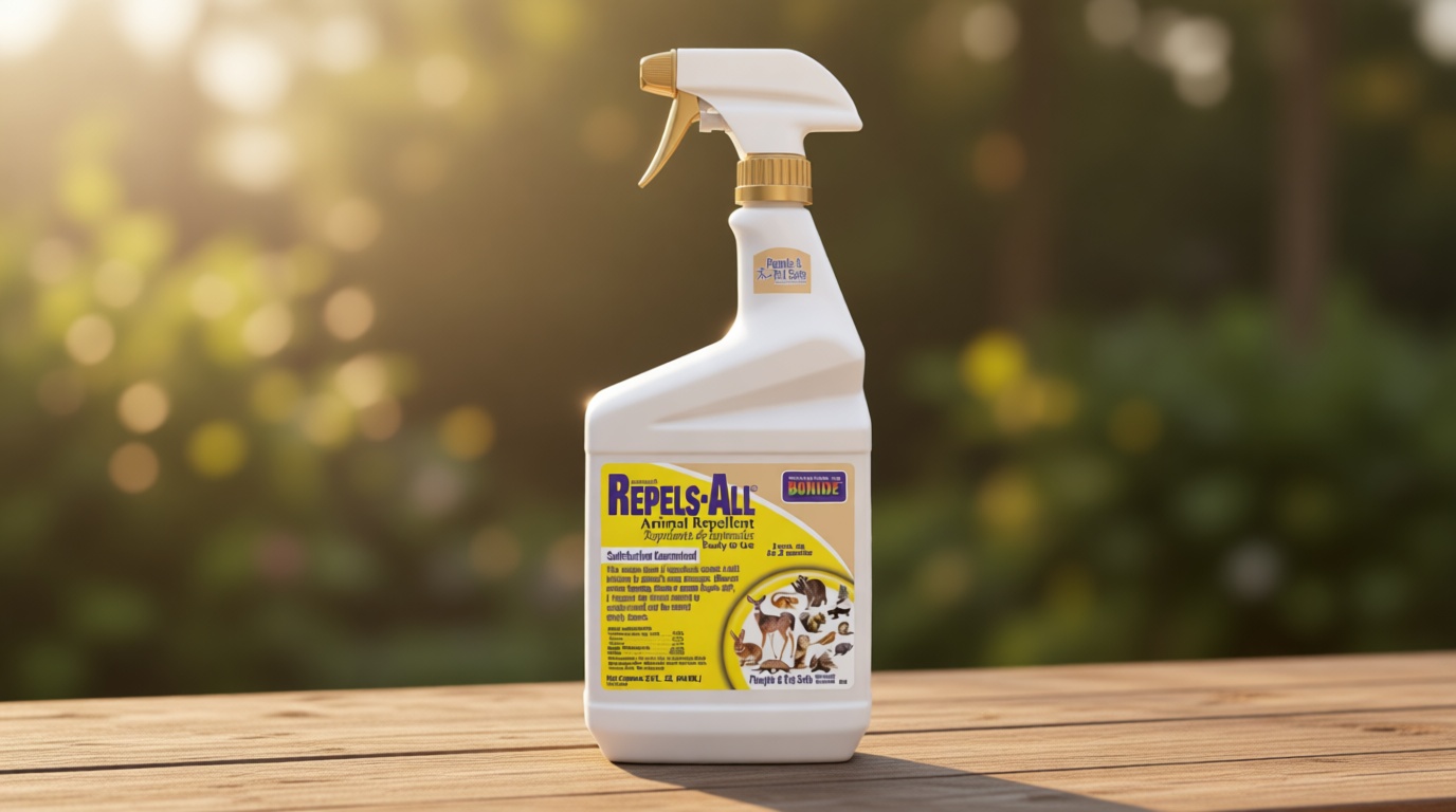 Bonide Repels-All Animal Repellent, 32 oz Ready-To-Use Spray, Outdoor Garden Deer & Rabbit Repellent, People & Pet Safe