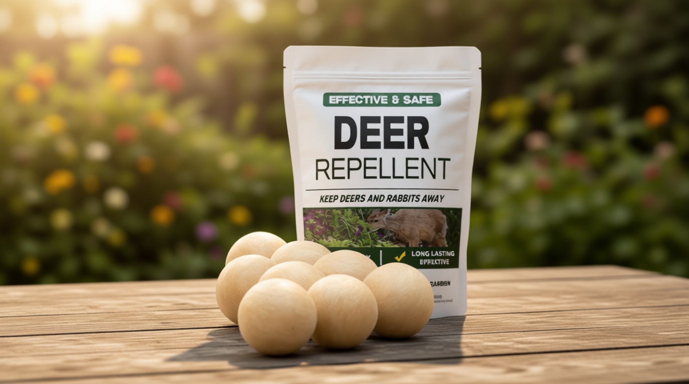 LAQDECDV Deer Repellent Outdoor, Rabbit Repellent for Garden, Deer & Rabbit Deterrent for Plants, Deers Repellant for Yard, Bunny Repellents, Keep Deer, Elk, Moose, Hares Away from Flower- 8 Pack