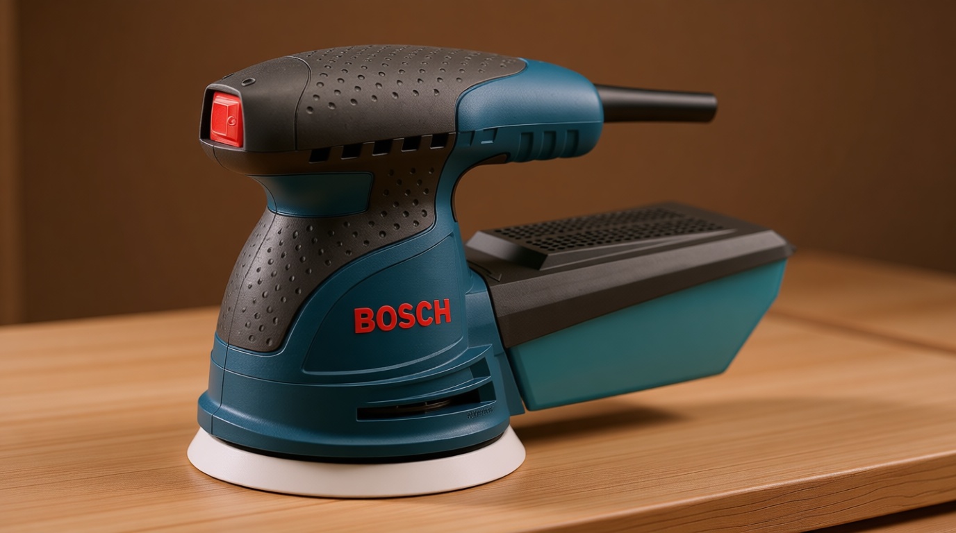 BOSCH ROS10 5 Inch 120 Volt 5 Inch Single-Speed Palm Random Orbit Sander, Polisher