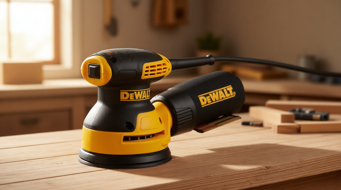 DEWALT Orbital Sander, 5 Inch Palm Sander Tool, 12,000 OPM (DWE6421)