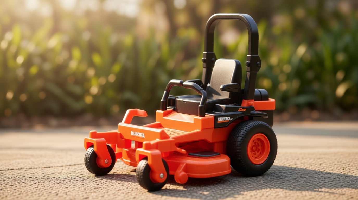 1/64 Kubota Z700 Zero Turn Lawn Mower, Pull Back Action