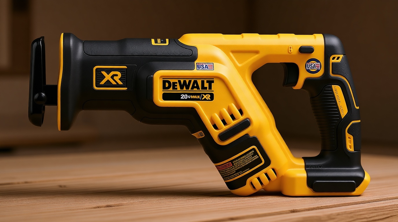 DEWALT 20V MAX XR Reciprocating Saw Cordless, Brushless, Compact,Variable Speed, Pivoting Head, LED Light, Tool Only (DCS367B)
