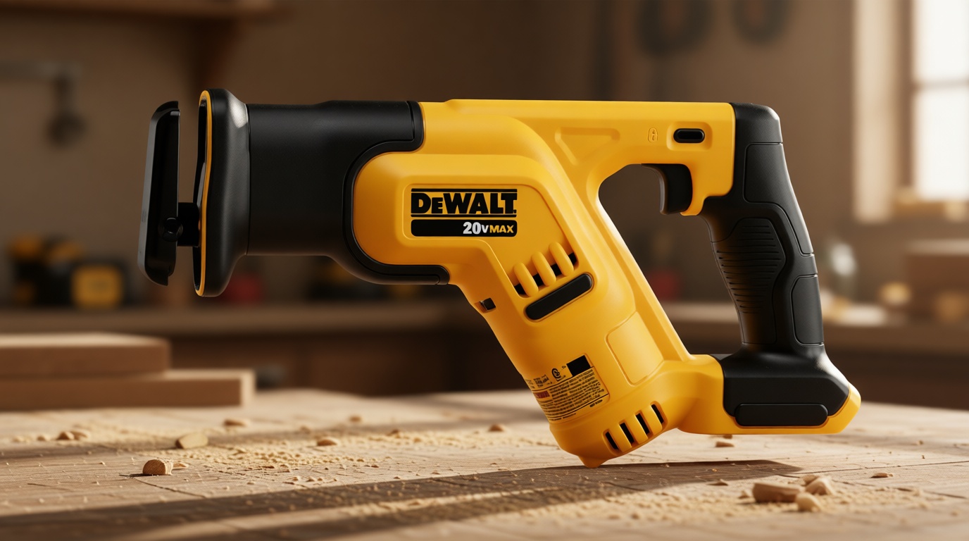 DEWALT 20V MAX Cordless Reciprocating Saw, Compact, Variable Speed, LED Light, Bare Tool Only (DCS387B)