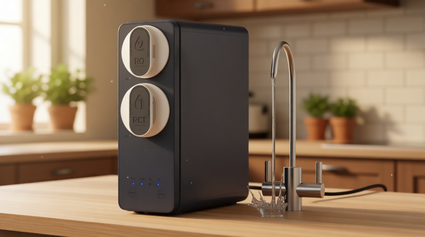 TOKIT U2 Reverse Osmosis System, Tankless Alkaline Mineral Reverse Osmosis Water Filter, NSF/ANSI 58,Under Sink Water Filter RO System, 600 GPD, 2:1 Pure to Drain, 2 Way Faucet